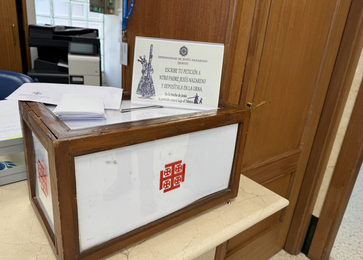 Jesús Nazareno llevará a sus pies las oraciones de Jerez en la madrugada del Viernes Santo