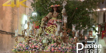 Salida procesional de la Divina Pastora de San Dionisio