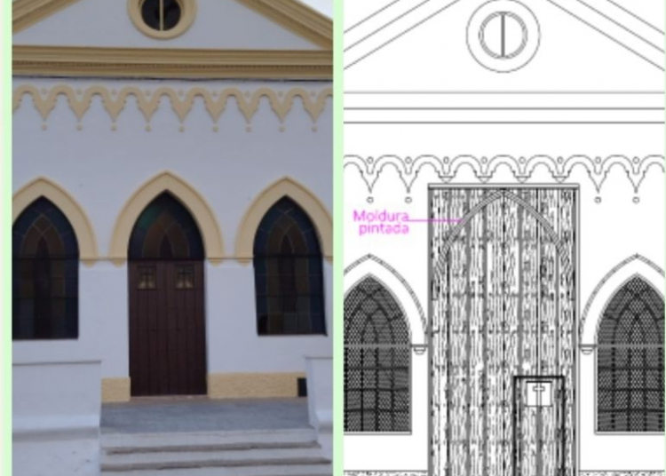 Autorizado el proyecto para ampliar la puerta de la iglesia de El Portal