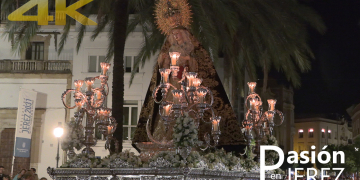 Procesion de regreso de María Santísima de la Paz en su Mayor Aflicción