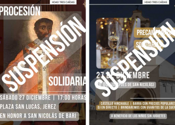 Suspendida la procesión infantil de San Nicolás de Bari por la previsión meteorológica