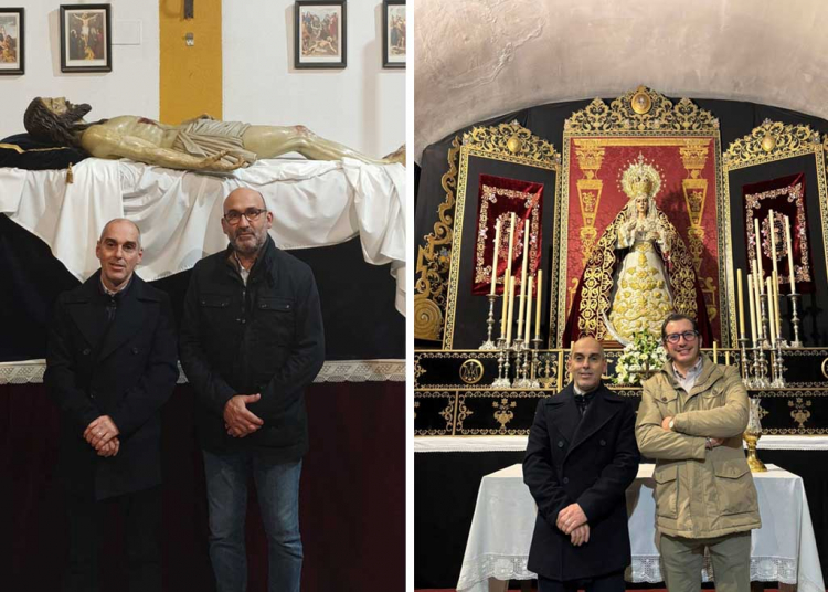 Jesús Sánchez Linero y David Grilo continuarán al frente de los pasos de la Hermandad de Santa Marta