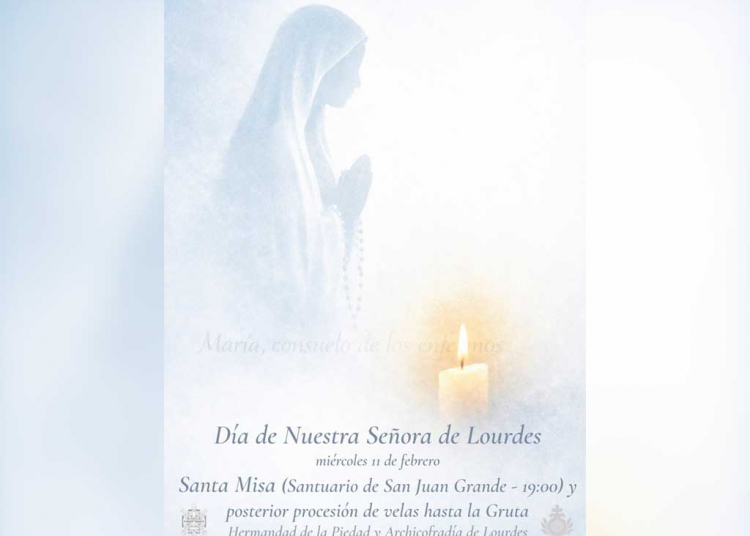 La Hermandad de la Piedad celebra la festividad de Nuestra Señora de Lourdes