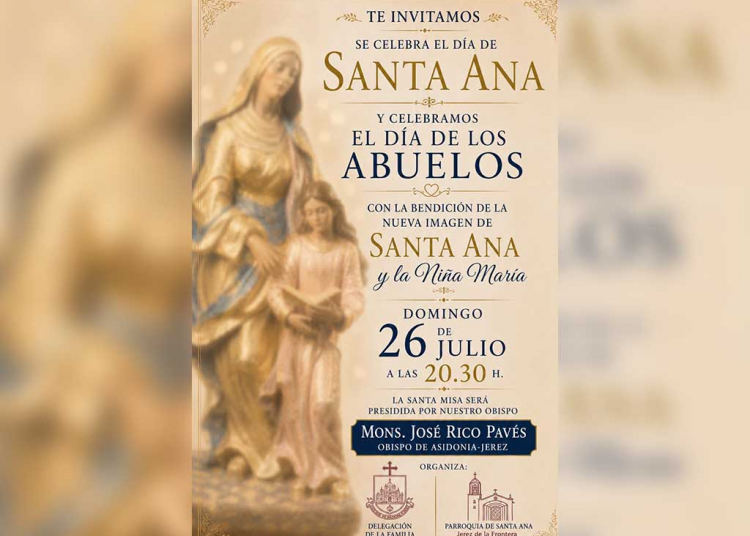 La Parroquia de Santa Ana bendice hoy una nueva imagen de Santa Ana y la Niña María
