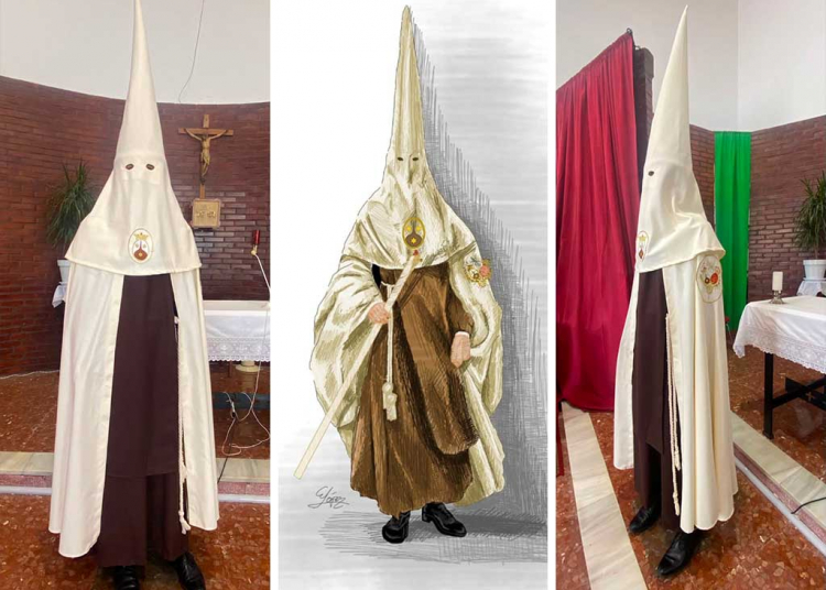 La Agrupación Parroquial del Cautivo de El Portal presento su túnica de nazareno