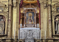 La Virgen de la Merced ya ha sido retirada del culto para iniciar su restauración