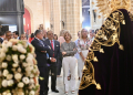 La alcaldesa felicita al barrio de Santiago por los diez años de la reapertura de su iglesia