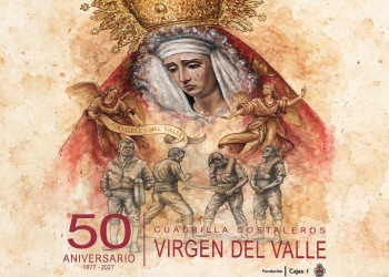 La cuadrilla de costaleros del Valle inicia los actos de su 50 aniversario fundacional